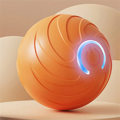 Automatic Rolling Ball Dog Toy Ball Electric Automatic Dog Toy Interactive Smart Pet Interaction LED Rechargeable Toy Pet